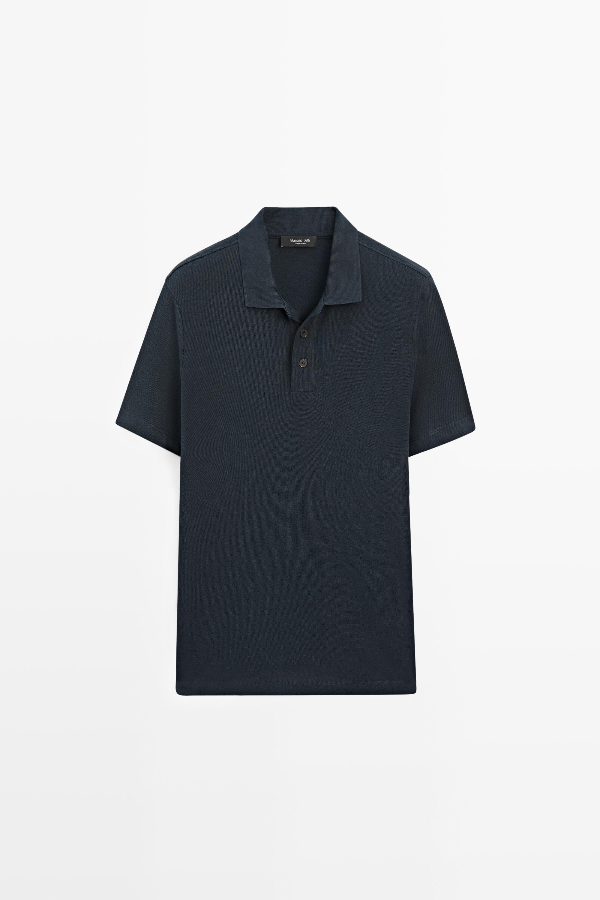 Polo en piqué de pur coton